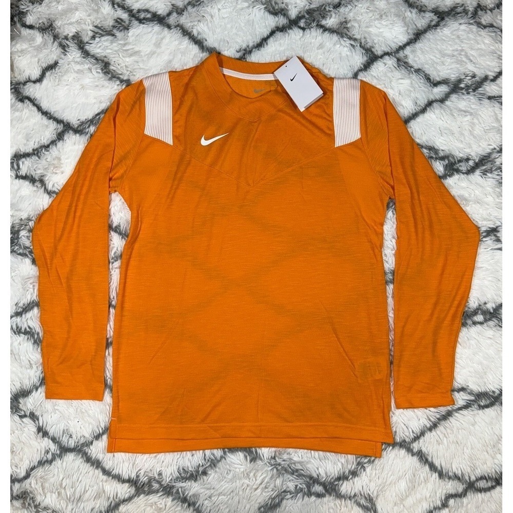 NIKE Dri-FIT Sideline Player Football Pullover Orange Men M *NEW* DJ5118-873 $60